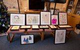 A collection of artworks and drawings made by women during Tomorrow's Women sessions.
