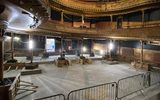 Building work taking place in the Citizens Theatre auditorium.